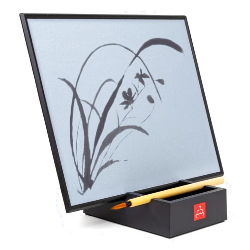 Buddha Board The Original Buddha Board Art Set: Water Painting w/ Bamboo Brush & Stand for Mindfulness Meditation – Inkless Drawing Board - Painting & Art Supplies – Ideal Relaxation Gifts for Women or Men