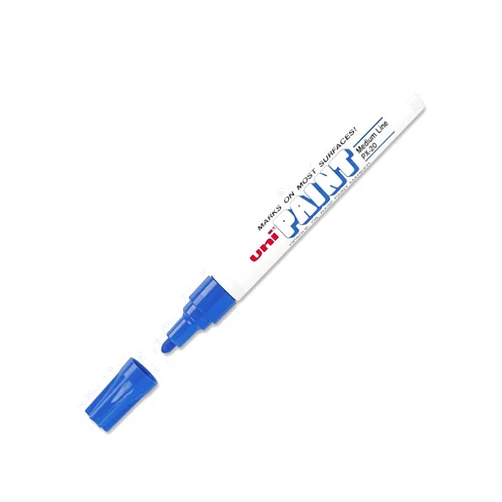 uni Paint Marker, Bullet Point, Blue