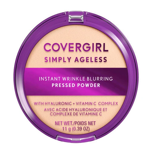 Covergirl Simply Ageless Instant Wrinkle Blurring Pressed Powder, Fair Ivory, 0.39 Ounce