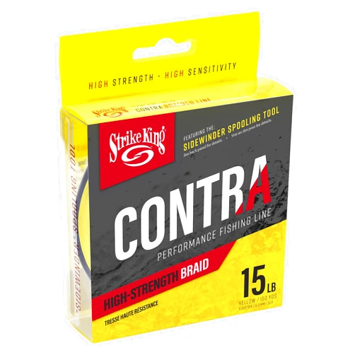Strike King Contra Braid Performance Fishing Line, 150-Yards