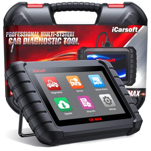 iCarsoft CR MAX 2025 Ver Bidirectional Scan Tool All System Diagnosis 49+ Services 47+ Special Functions Full Active Test OBD2 Scanner Diagnostic Tool Car Code Reader ECU Coding CAN FD Free Update