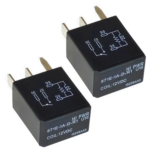 TC-Masterles 2 Pcs 871E-1A-D-R1 U15 12VDC 35A 4Pins Mico ISO Automative Relay