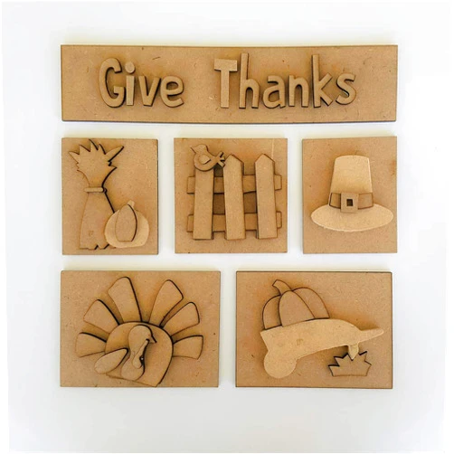 Foundations Décor, Shadow Box Kit - Thanksgiving