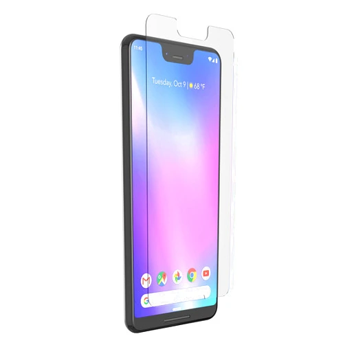 ZAGG InvisibleShield Glass+ VisionGuard - Protect your eyes and your iPad - Made for Google Pixel 3XL - Case Friendly Screen Protection