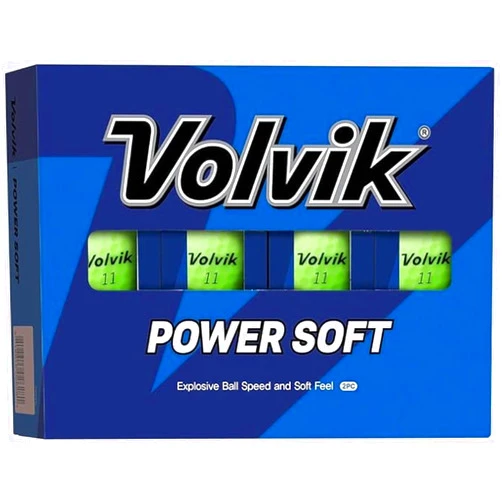 Volvik Power Soft Green Golf Balls (One Dozen)