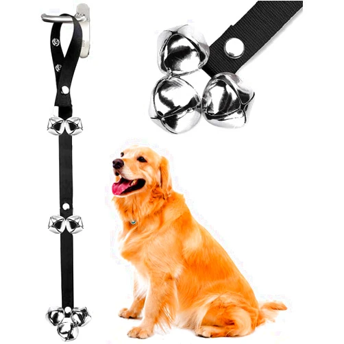 BLUETREE Dog Doorbells Premium Quality Training Potty Great Dog Bells Adjustable Door Bell Dog Bells for Potty Training Your Puppy The Easy Way - 7 Extra Large Loud 1.4 DoorBells