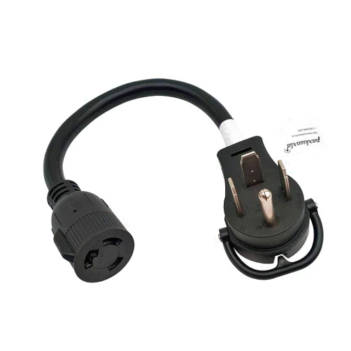 Parkworld 60783 Welder Adapter Cord Welder NEMA 14-60P to L6-30R Generator 3 Prong Locking Female, 30AMP, 250 Volt, 1.5FT