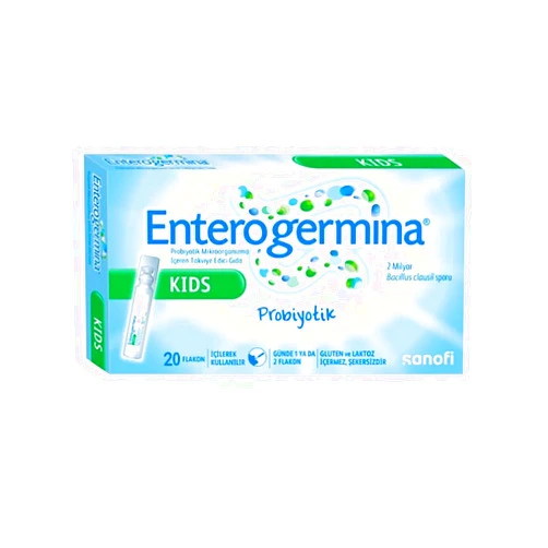 ENTEROGERMINA Kids (20 Vials in Each Pack) Bacillus Clausii Probiotic 2 Billion CFU/5mL for Kids