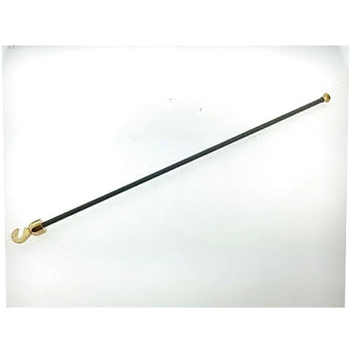 Generic Replacement for Older Style Grandfather Clock Weight Shell Hook Nut and Rod Set Size: 9 13/16” in Length.