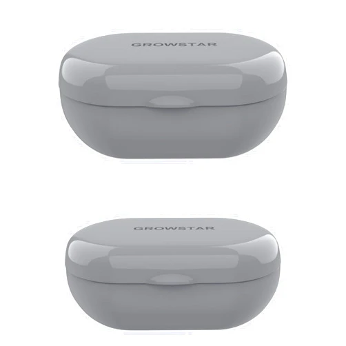 GROWSTAR 2Pack Soap Holder, Travel Soap Container, Portable Soap Dish with Lid, Leakproof Soap Dishes for Bar Soap with Cover, Plastic Soap Bar Holder (Grey)