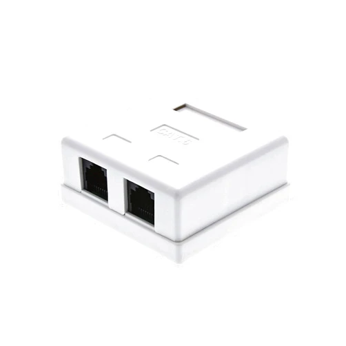 Networx Keystone Jack Surface Mount Boxes (2 Port, Cat6)