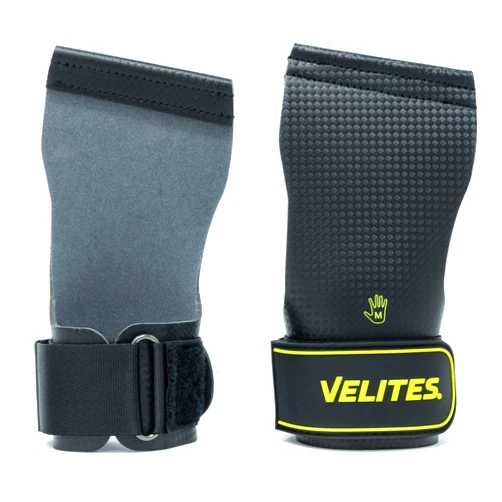 Velites Professional Athlete Hand Grips for Crossfit or High-Intensity Training | Quad Carbon Hand Grips for Men and Women Athletes