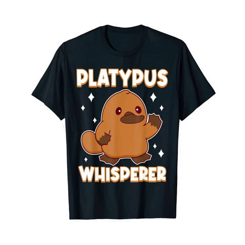 Cute Platypus Exotic Animal Lovers Clothing Anime Platypus Whisperer Kawaii T-Shirt