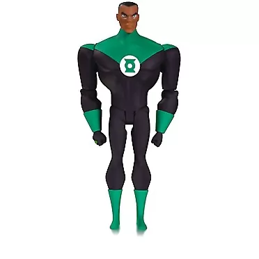 DC Collectibles Justice League Animated: Green Lantern John Stewart Action Figure, Multicolor