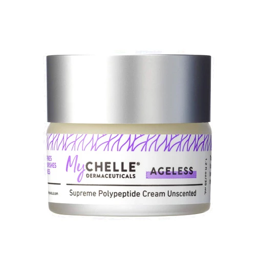 MyCHELLE Dermaceuticals Supreme Polypeptide Cream Unscented (1.2 Fl Oz) - Anti-Aging Cream with Powerful Peptides, Help Lift & Revive Skin, Help to Reduce the Appearance of Fine Lines and Wrinkles
