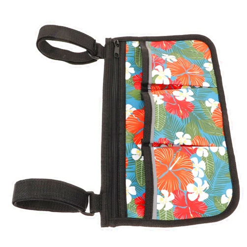 KOMBIUDA Walker Side Bag Oxford Cloth Wheelchair Pouch with Multiple Storage Compartments Ideal for Walkers Wheelchairs Lightweight