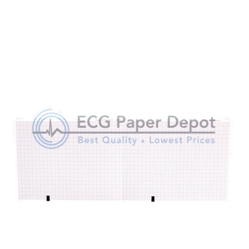 Quality Chart Paper Mortara ELI 150 EKG Machine Paper - 108mm X 140mm X 200 Sheets (5 Packs)
