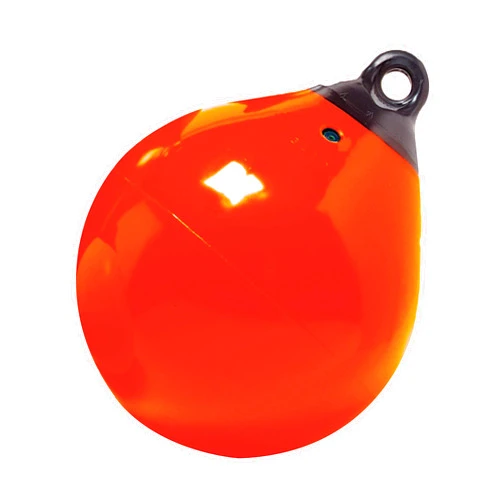 TaylorMade Taylor Made Products 61140 Tuff End Inflatable Vinyl Boat Buoy, Orange, 9 inch Diameter