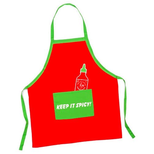 Sriracha2Go Sriracha Apron, Red and Green