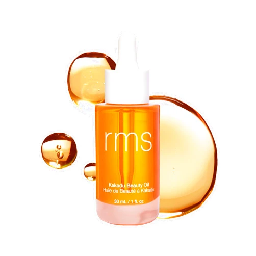 RMS Beauty Kakadu Beauty Oil - Natural Vitamin C Face Oil, Antioxidant Hydrating Facial Oil Skincare Makeup Prep, Improves Texture