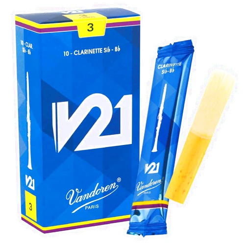 Vandoren CR803 Bb Clarinet V21 Reeds Strength 3; Box of 10