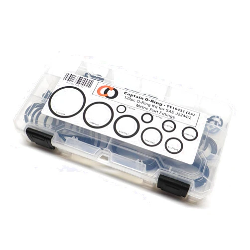 Captain O-Ring – TY16431 (2X) 120pc O-Ring kit for John Deere SAE J2244/2 (ISO 6149) Metric Port Hydraulic Fittings