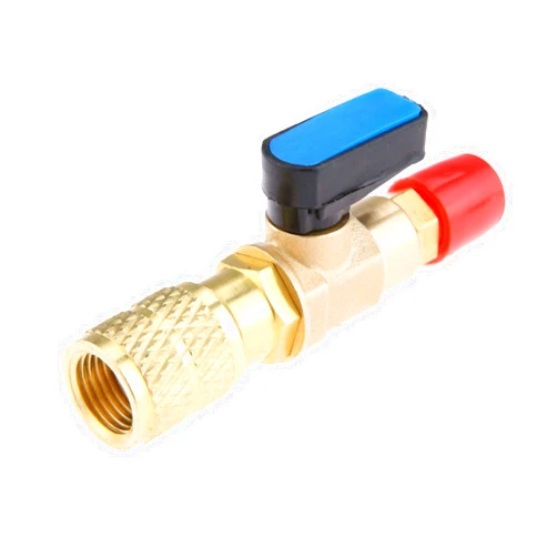 Gohantee Refrigerant Ball Valve Adapter 1/4