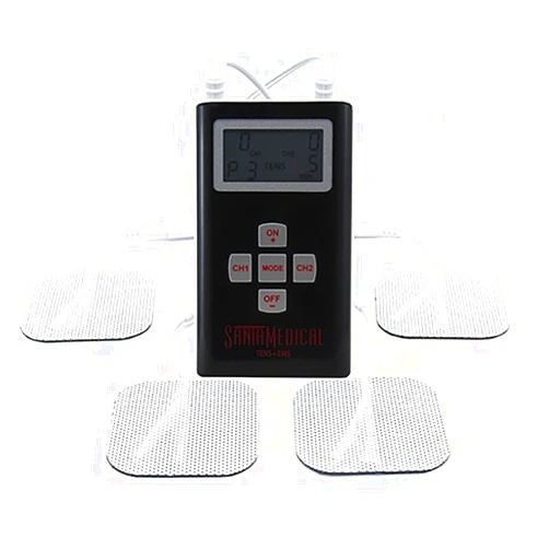 Santamedical Dual Channel TENS Unit/EMS Unit Electrotherapy Pain Relief Device