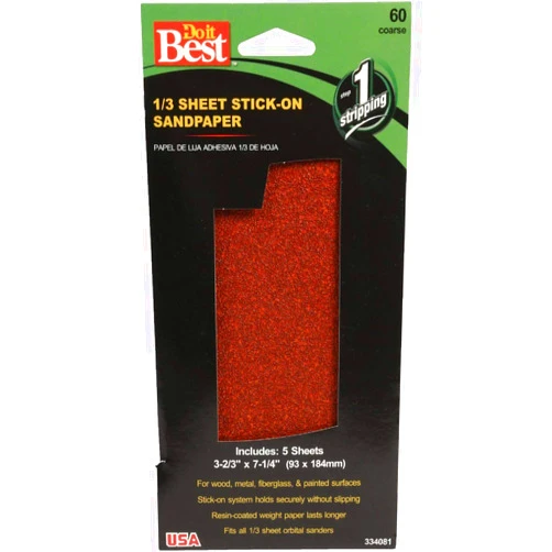 Ali Industries Do it Best 1/3 Sheet Stick-On Sanding Sheets