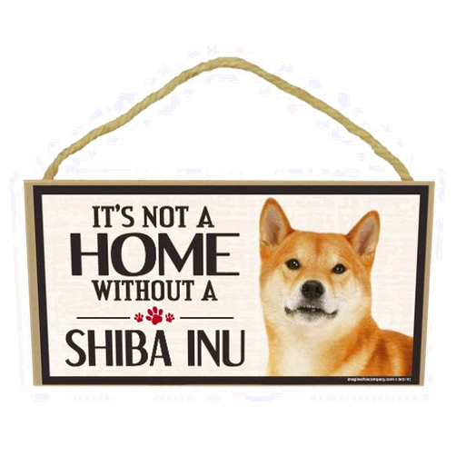 Imagine This Wood Sign for Shiba Inu Dog Breeds