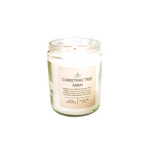 Lumberville Candle Co Handmade | Soy Candle (Christmas Tree Farm, 8 oz.)