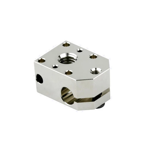 HOCENWAY 3D Printer 500℃ High Temperature Plated Copper Heater Block Compatible with Phaetus Dragon Hotend Standard High Flow Extruder Accessoris (Plated Copper Heater Block)
