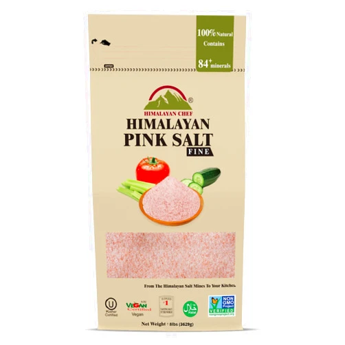 Himalayan Chef Pink Himalayan Salt, Extra Fine Grain - 8 Lbs