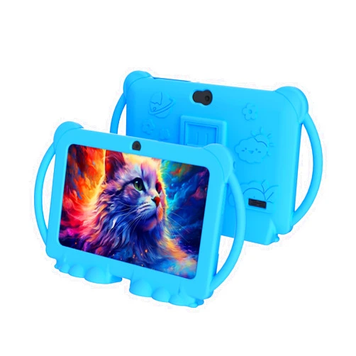 NOVOJOY Kids Tablet 7 Inch Tablet for Kids Android 12 Toddler Tablets Children Tablet for Girls boys with protective Cover 32GB+4GB WiFi Bluetooth Dual Camera Educationl Games Parental Control Kids Software.
