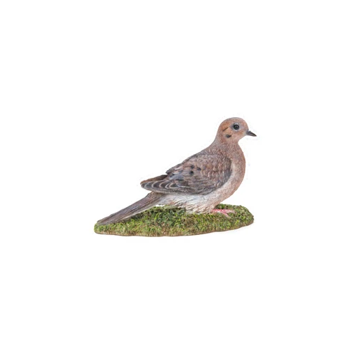 Hi-Line Gift Ltd Hi-Line Gift Various Bird on Stump Statues (Mourning Dove), Multi Colors