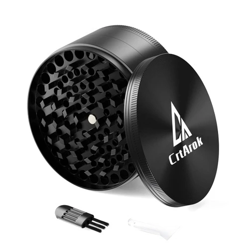 CrtArok Spice Grinder, Large 3.0 Inch, Black