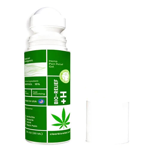 Scientific Solutions Global Fast Acting Hemp Pain Relief Gel Menthol - Cooling opical Analgesic Roll-on - Arthritis, Muscle, Joint, Back Pain Relief Cream
