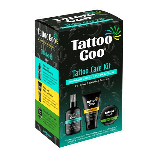 Tattoo Goo Tattoo Goo Aftercare Kit Includes Soap, New Formula, Tattoo Goo, Lotion, 3 Piece Set