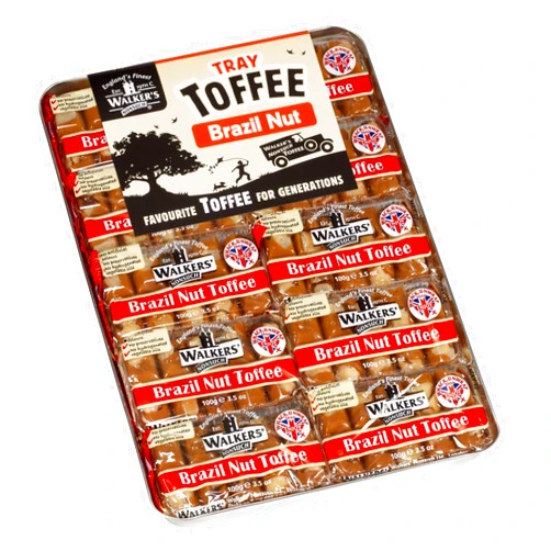 Walkers Brazil Nut Toffee, 3.5-Ounce Packages (Pack of 10)