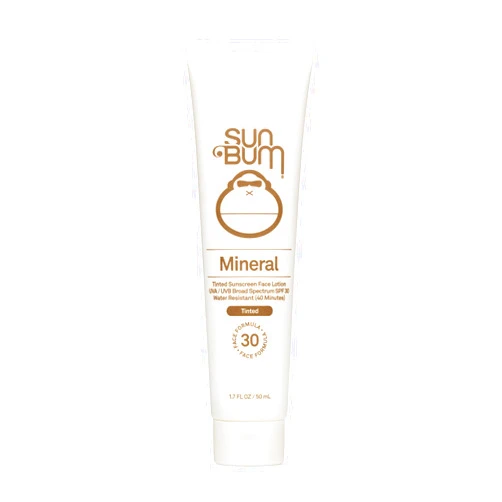 Sun Bum Mineral SPF 30 Tinted Sunscreen Face Lotion | Vegan and Reef Friendly (Octinoxate & Oxybenzone Free) Broad Spectrum Natural Sunscreen with UVA/UVB Protection | 1.7 oz