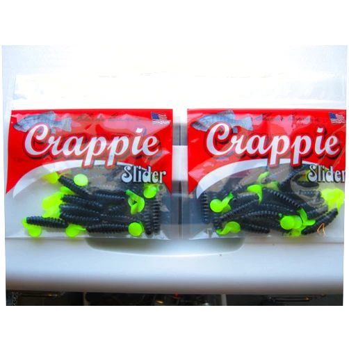 TUKIMA Charlie Brewer Crappie Slider 1.5 inch csgf5 2 packs