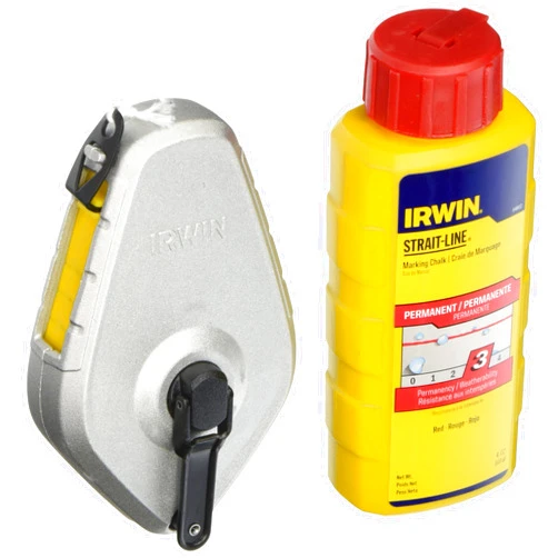 IRWIN Strait-Line 1932881 IRWIN Classic Chalk Reel, Red