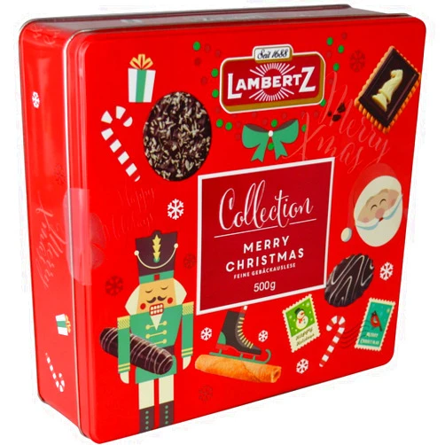 Lambertz Merry Christmas Tin Collection 500g