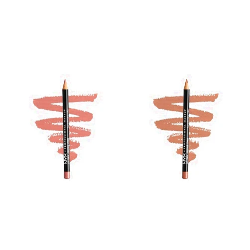 NYX PROFESSIONAL MAKEUP Slim Lip Pencil Creamy Lip Liner Nude Pink & Natural