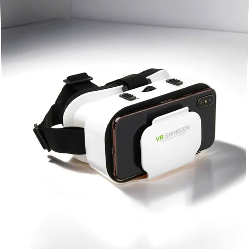 VR SHINECON VR Headset for iPhone or Android Phone,Virtual Reality 3D Glasses Headset Helmets,Compatible 4.7-6.5 inch Mobile