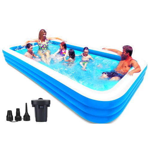 Bitlyle Inflatable Pool with Air Pump, 130