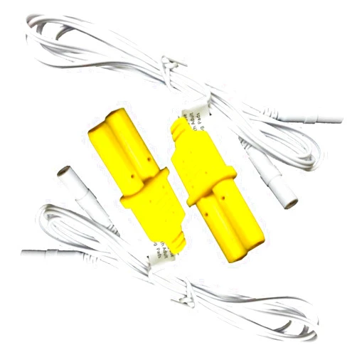 WNL Products XFT-YC-2Pack Replacement Connector Cables for WNL AED Trainer - New Wires for WL120ES10 or WL220ES05 Practi-Trainers - Adult 2 Pack of Cables
