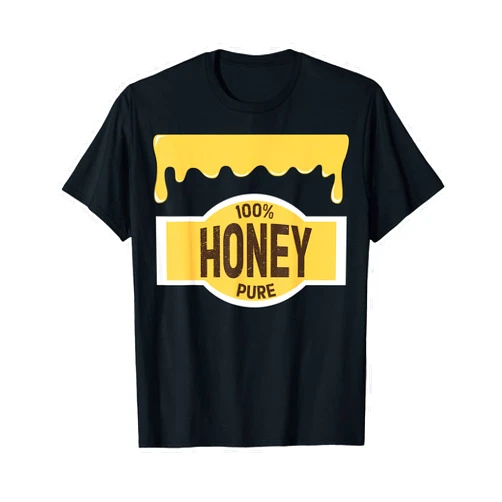 Honey Jar Funny Lazy Halloween Matching Costume Honey Jar Costume Last Minute Honeypot DIY Halloween Costume T-Shirt