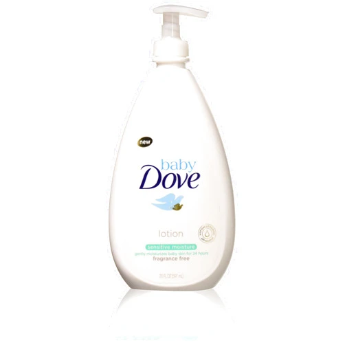 Baby Dove Sensitive Moisture Face and Body Lotion 20 Fl Oz (Pack of 4)