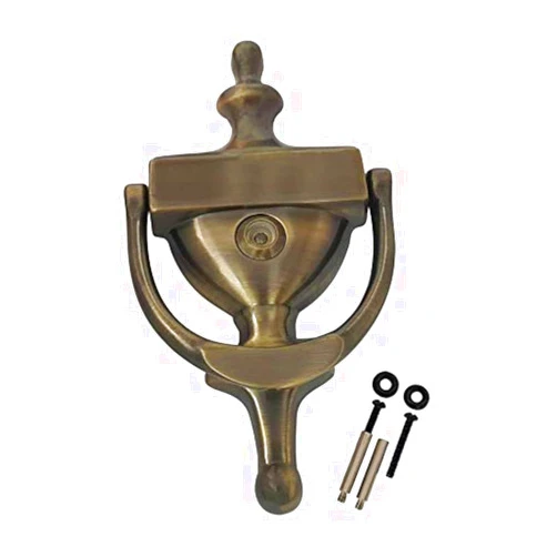 QCAA Solid Brass Door Knocker, 7